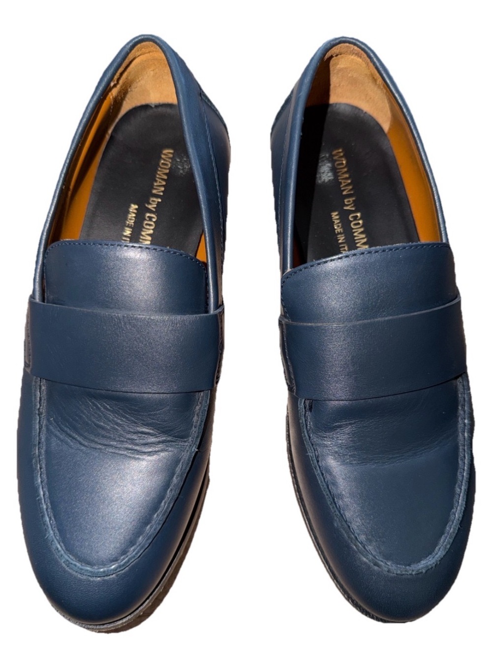 Woman by Common Projects Blue Flat Loafers Sz. 36
